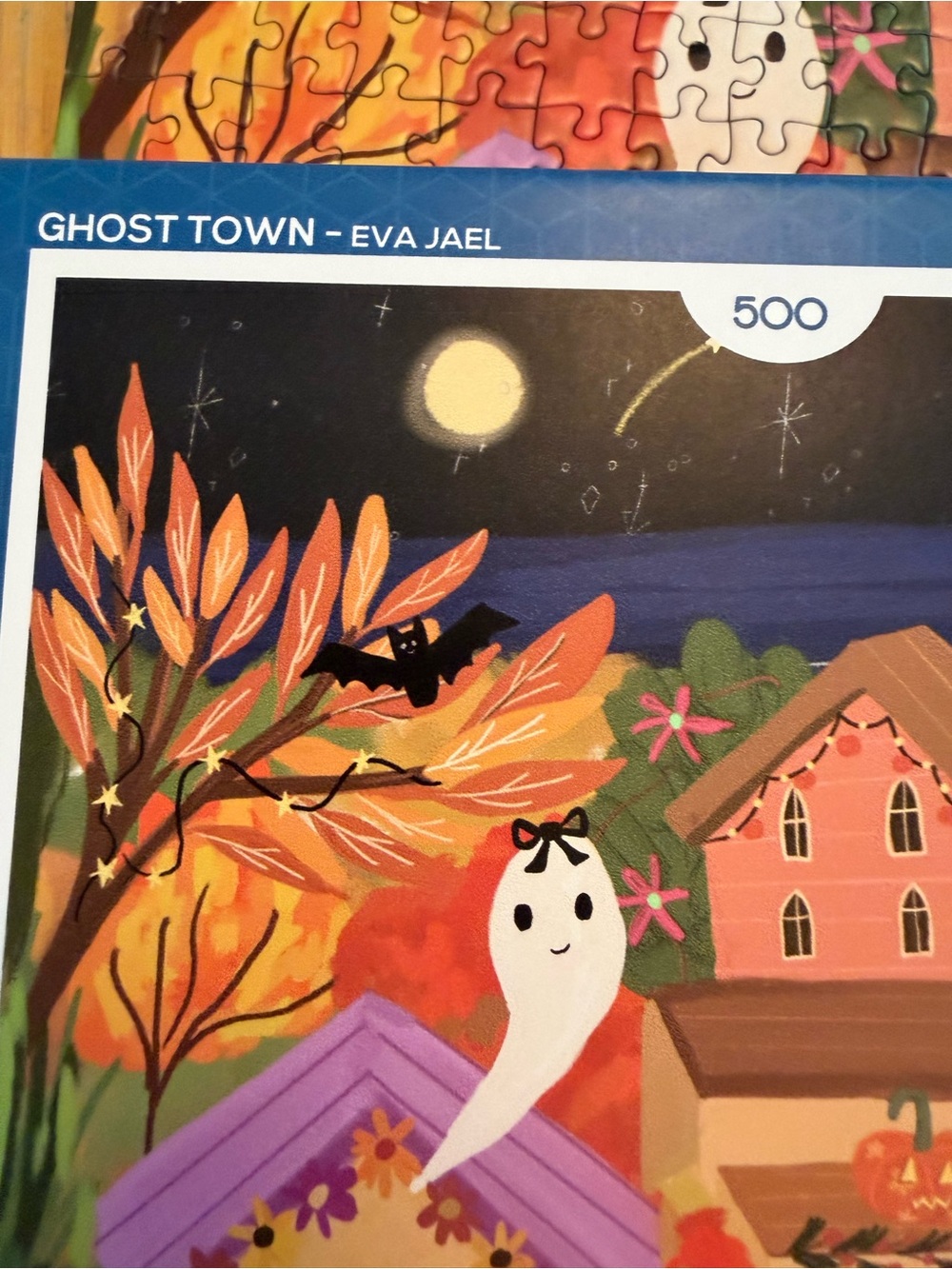 Puzzle by Pieces and Peace. 500ct. Ghost Town - Picture 6 of 13